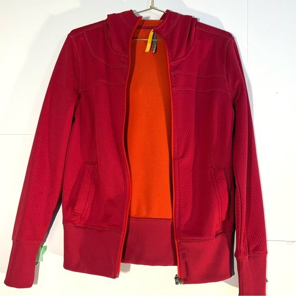 Lole women’s dark rose pink Zip-Up athletic hoodie, size L, good condition - Picture 3 of 14